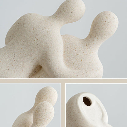 Simple Couple Ceramic Ornaments