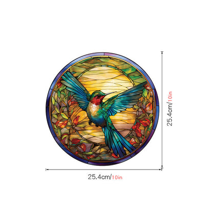 Bird strike warning stickers Colored static glass stickers