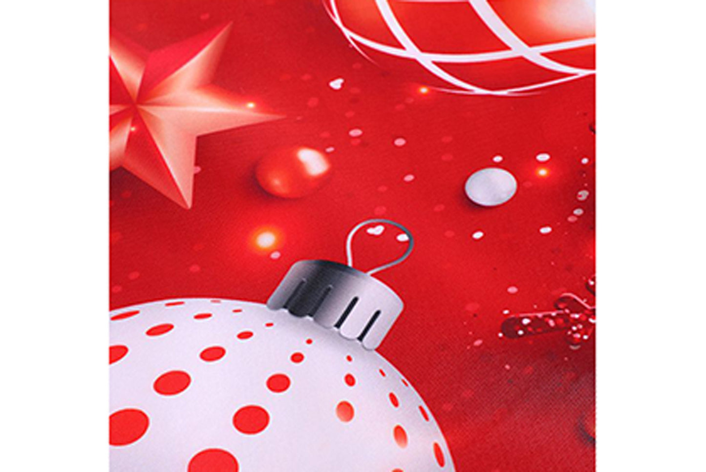 **Christmas Fan-Shaped Flag Outdoor Decoration**