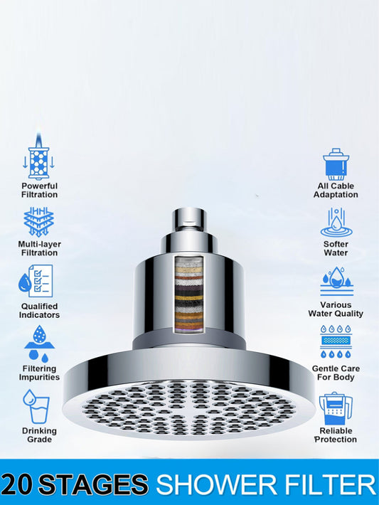 6-inch round shower head