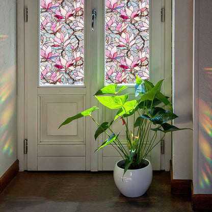 Colorful rainbow static glass sticker