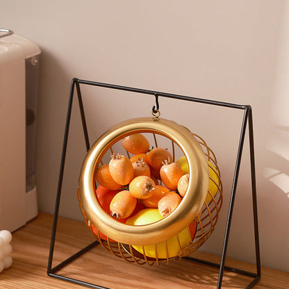 Wrought Iron Fruit Basket