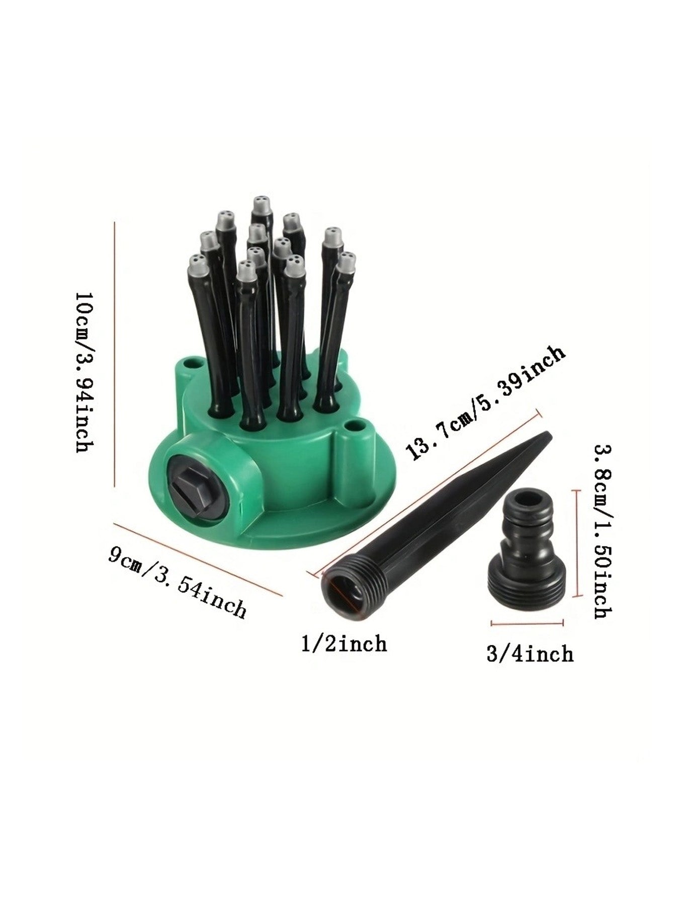 360-degree automatic rotating garden sprinkler