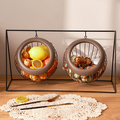Wrought Iron Fruit Basket