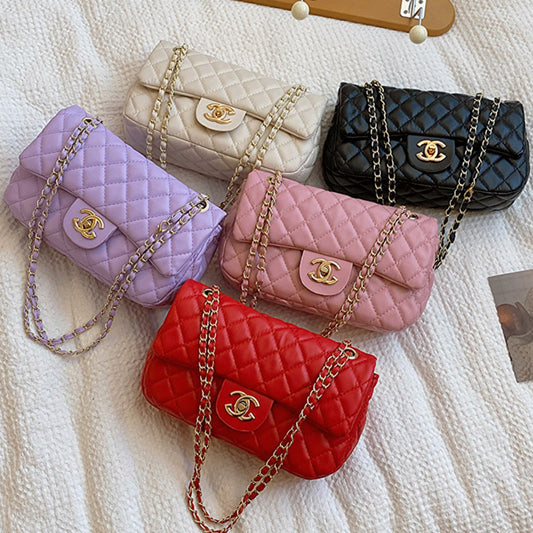 Small square shoulder messenger bag