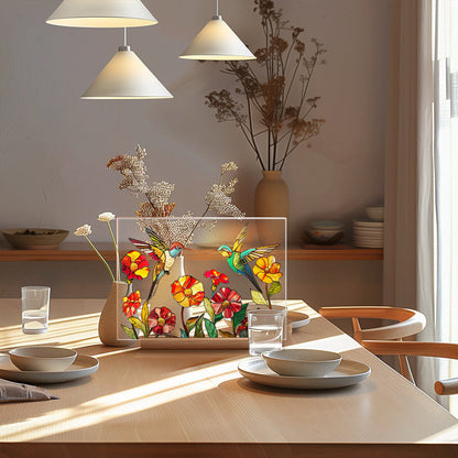 3D flower acrylic display stand