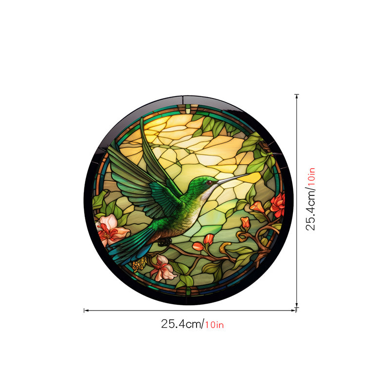 Bird strike warning stickers Colored static glass stickers