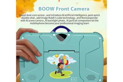 7-inch Kids' Tablet with Android 7.1, Shock-Resistant and Anti-Explosion Design
