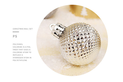 **4cm/34 pcs Tube of Special-Shaped Christmas Balls**