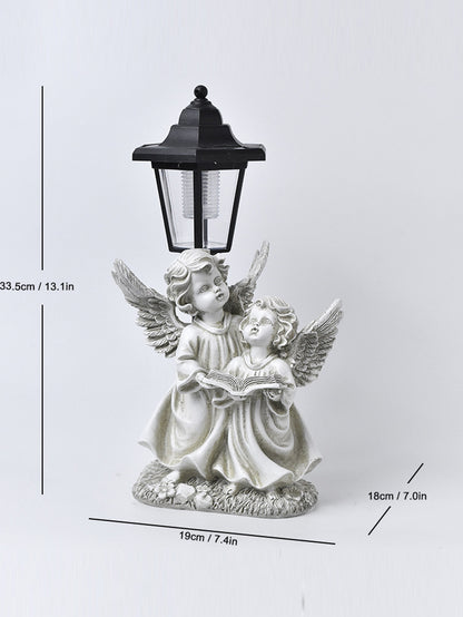 Solar Resin Angel Ornaments
