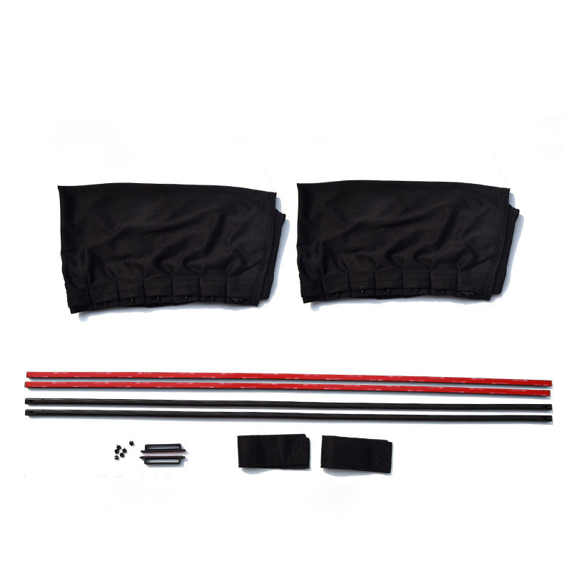 Track-type car sunshade