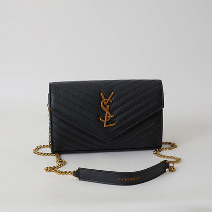 Covered shoulder bag