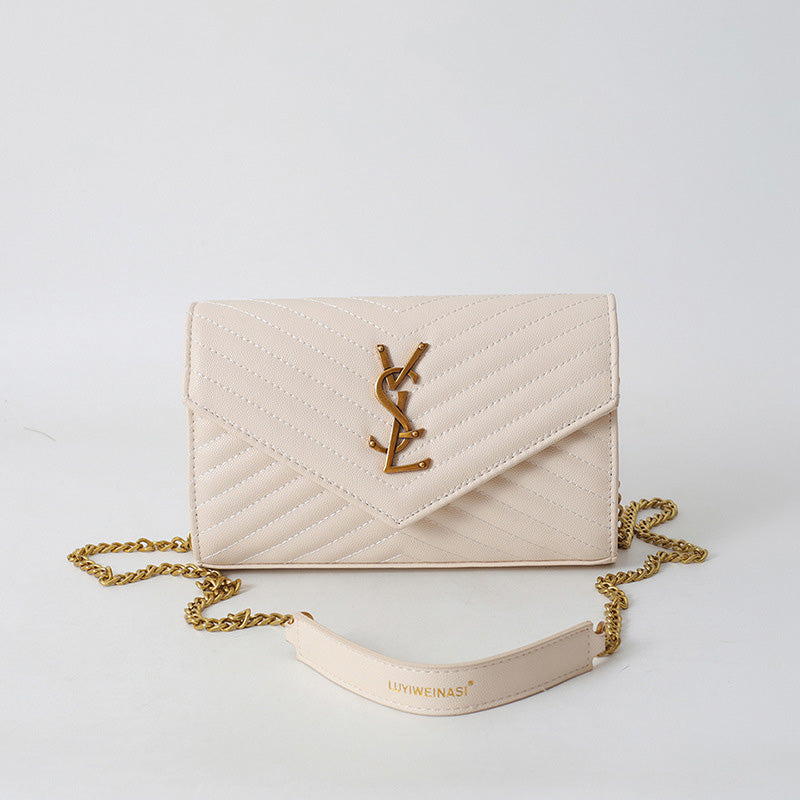 Covered shoulder bag
