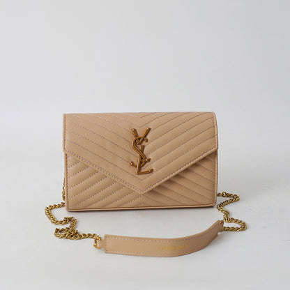 Covered shoulder bag