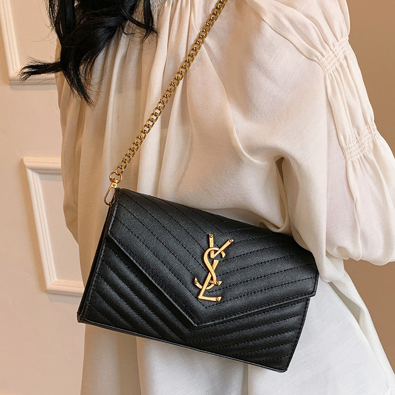 Covered shoulder bag