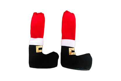 **All-Red Christmas Chair Leg Covers**