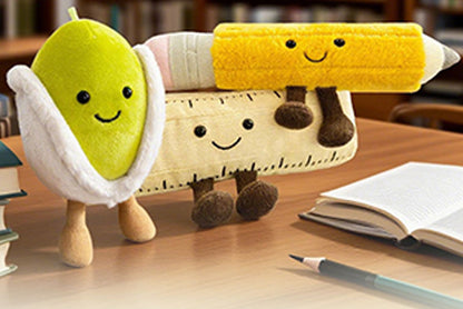 **Christmas Fun Stationery Plush Toy Set**