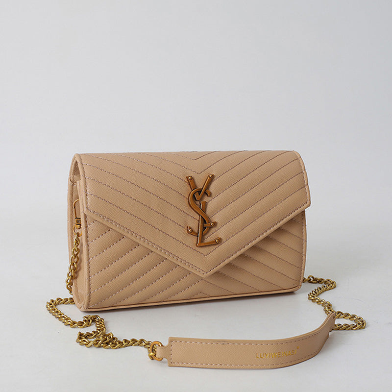 Covered shoulder bag