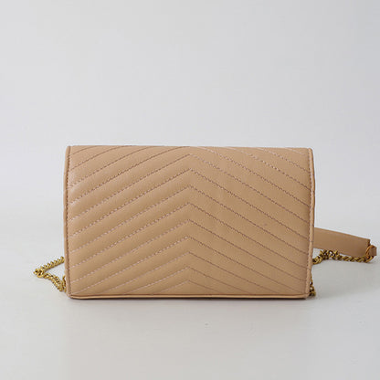 Covered shoulder bag