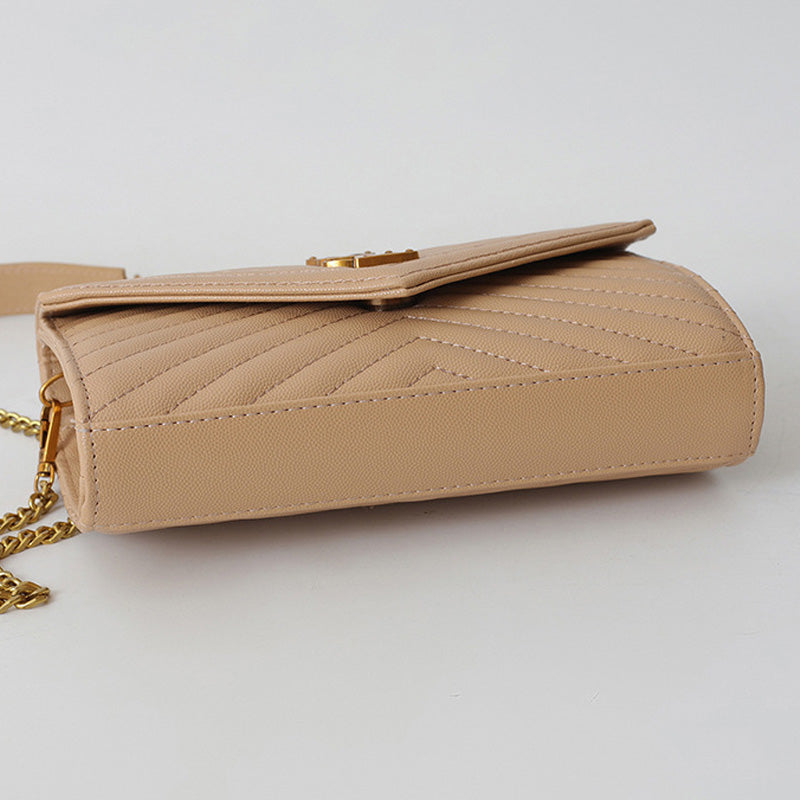 Covered shoulder bag