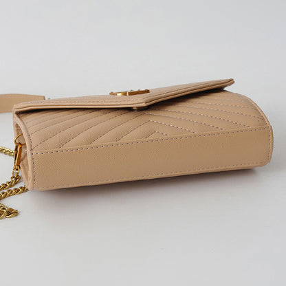 Covered shoulder bag
