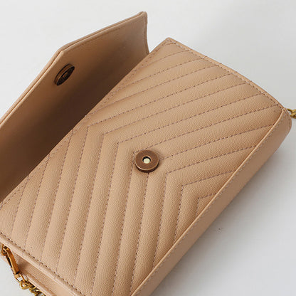 Covered shoulder bag