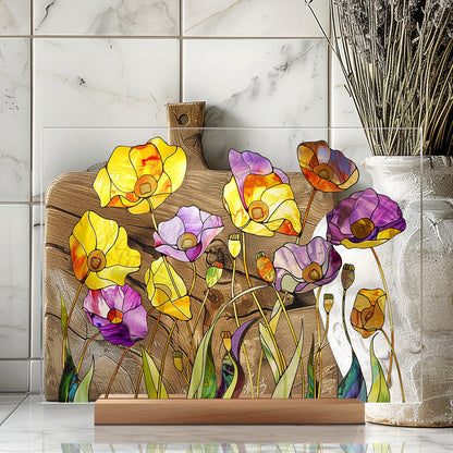 3D flower acrylic display stand