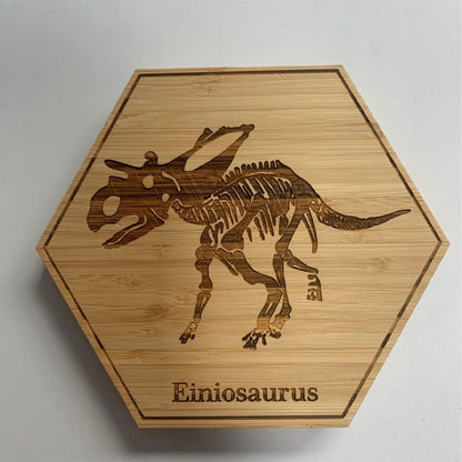 Dinosaur fossil wooden decorative ornaments