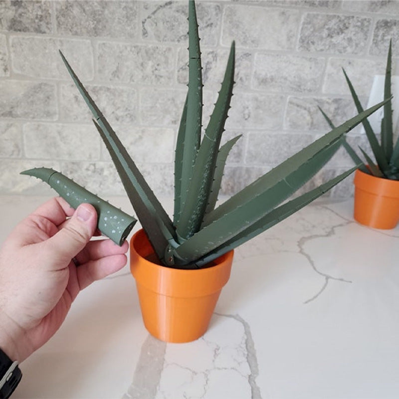 Aloe vera simulation potted plant
