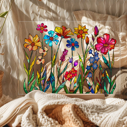 3D flower acrylic display stand