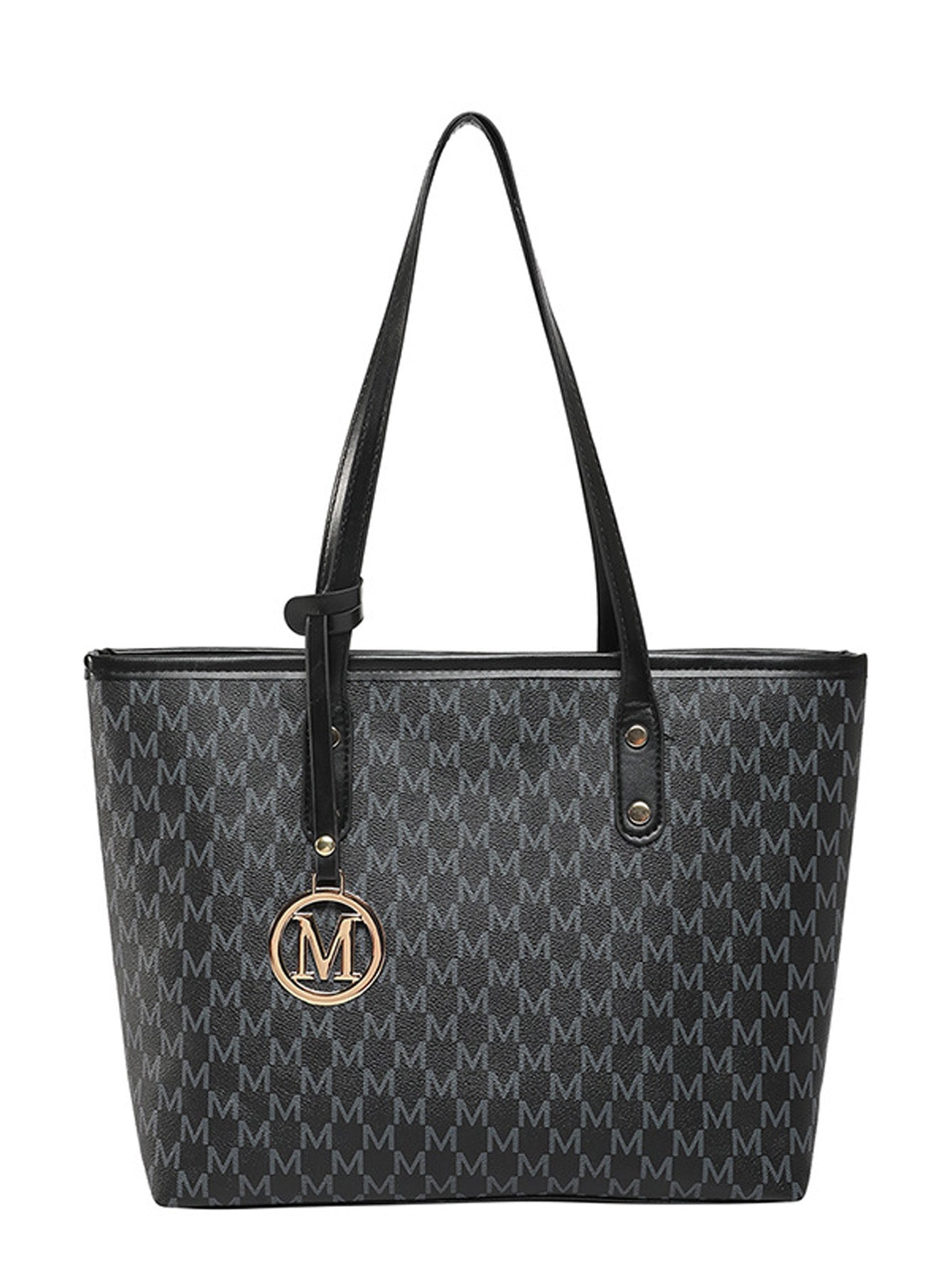 Fashionable retro commuter tote bag