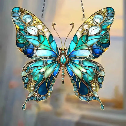 Acrylic sun light filler painted hanging decoration