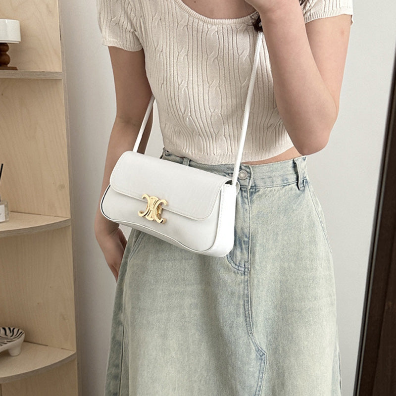 Versatile small square shoulder bag