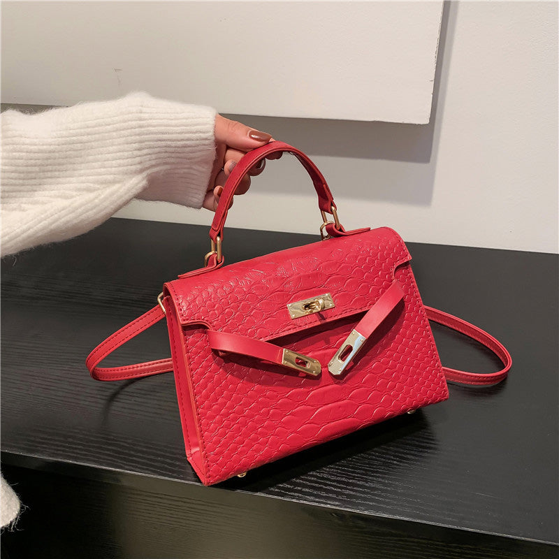 Vintage small square messenger bag