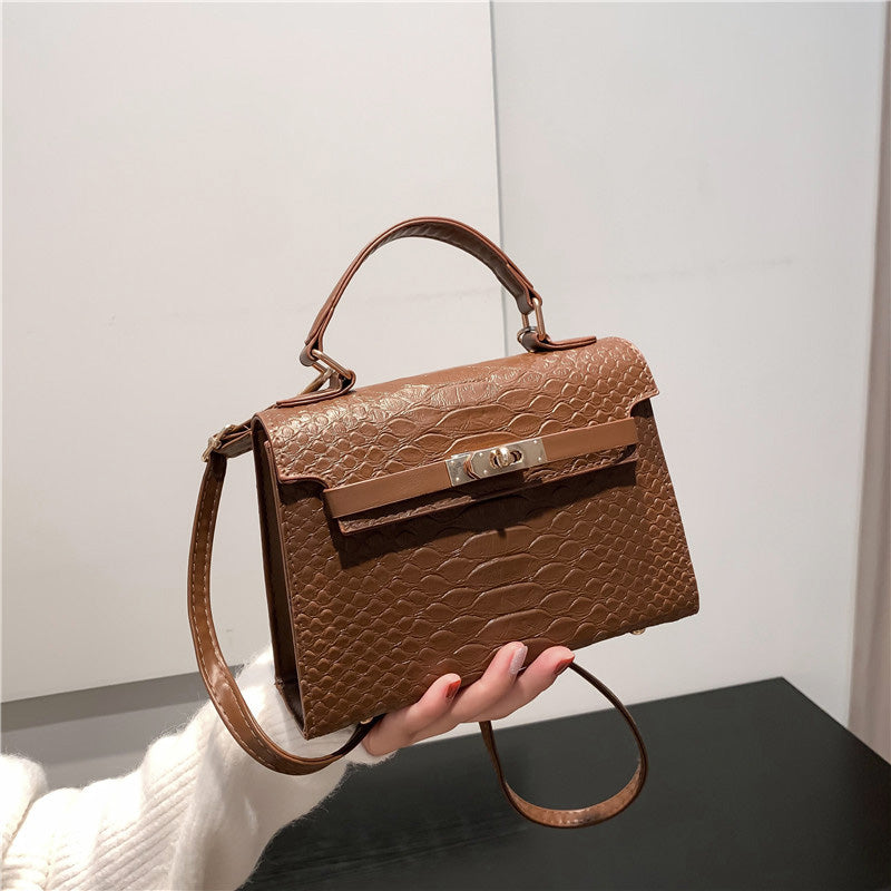 Vintage small square messenger bag