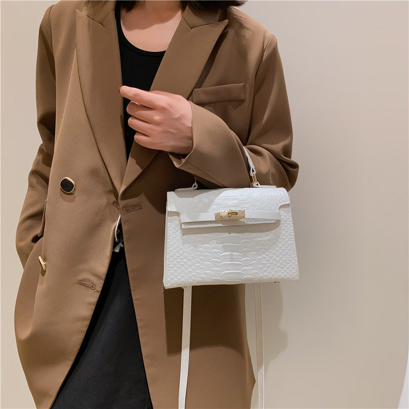 Vintage small square messenger bag