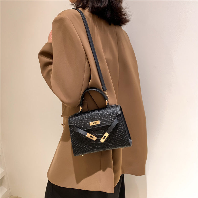 Vintage small square messenger bag