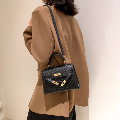 Vintage small square messenger bag
