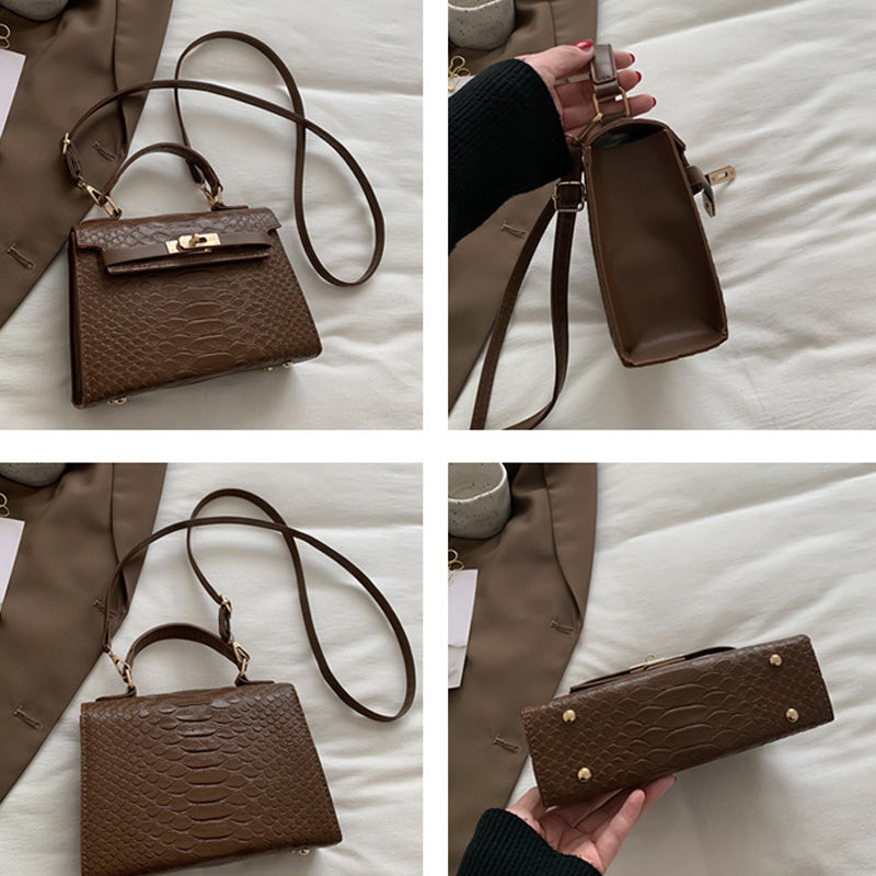 Vintage small square messenger bag