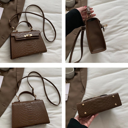 Vintage small square messenger bag