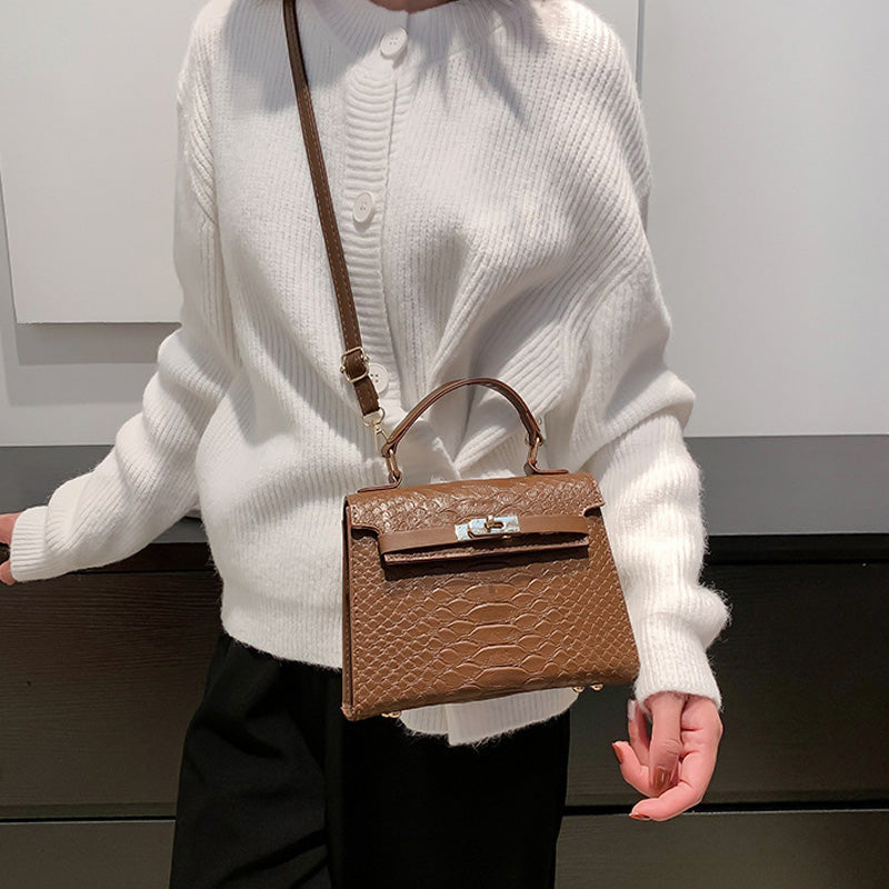 Vintage small square messenger bag