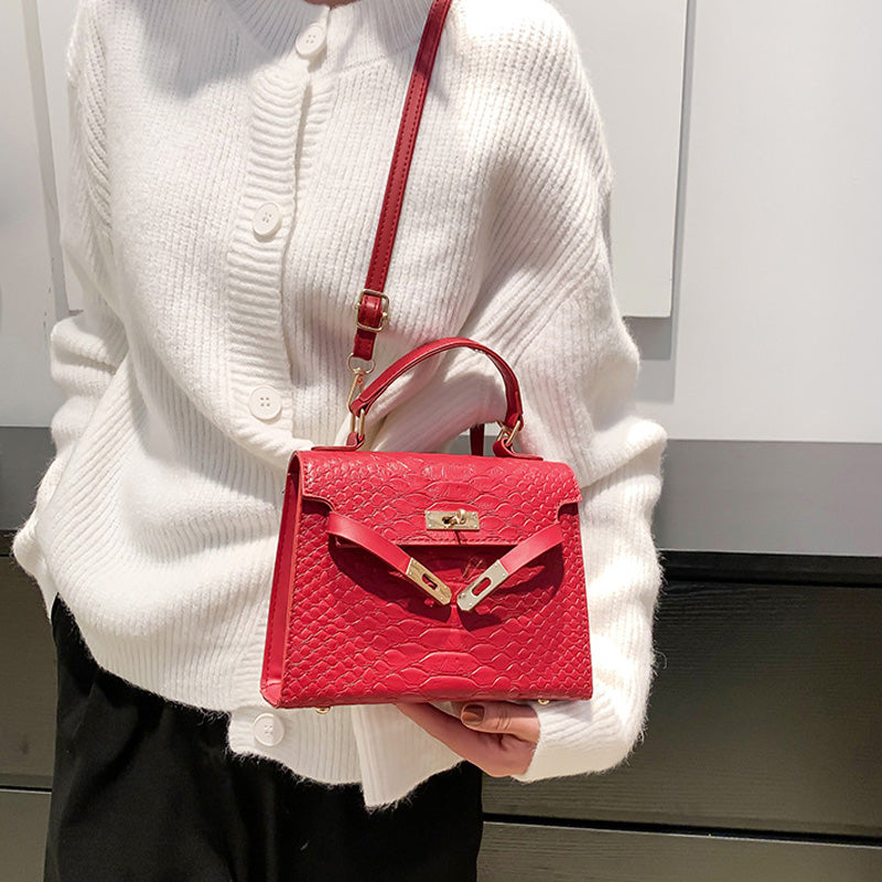 Vintage small square messenger bag