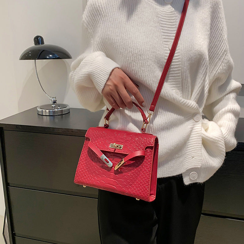 Vintage small square messenger bag
