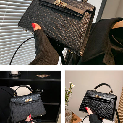 Vintage small square messenger bag