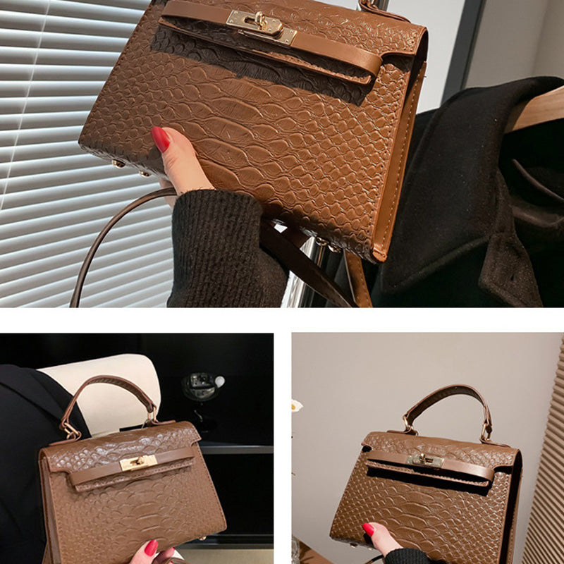 Vintage small square messenger bag