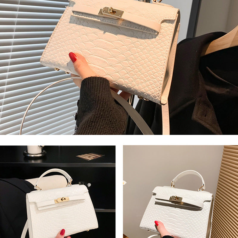 Vintage small square messenger bag