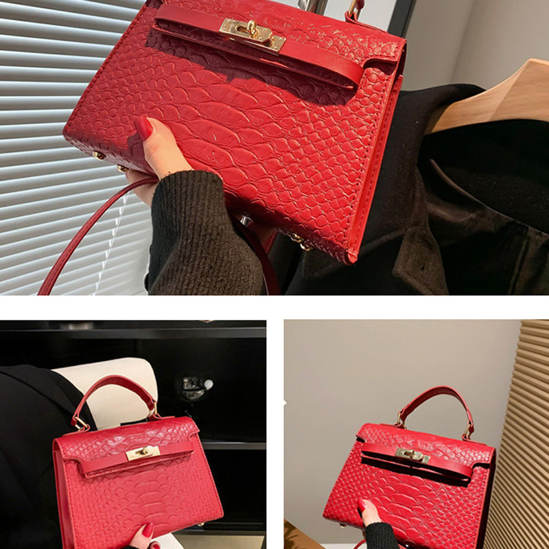 Vintage small square messenger bag