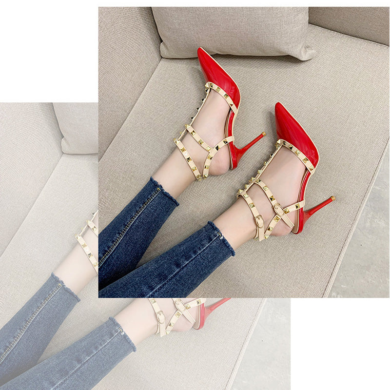 High-heeled casual shoes