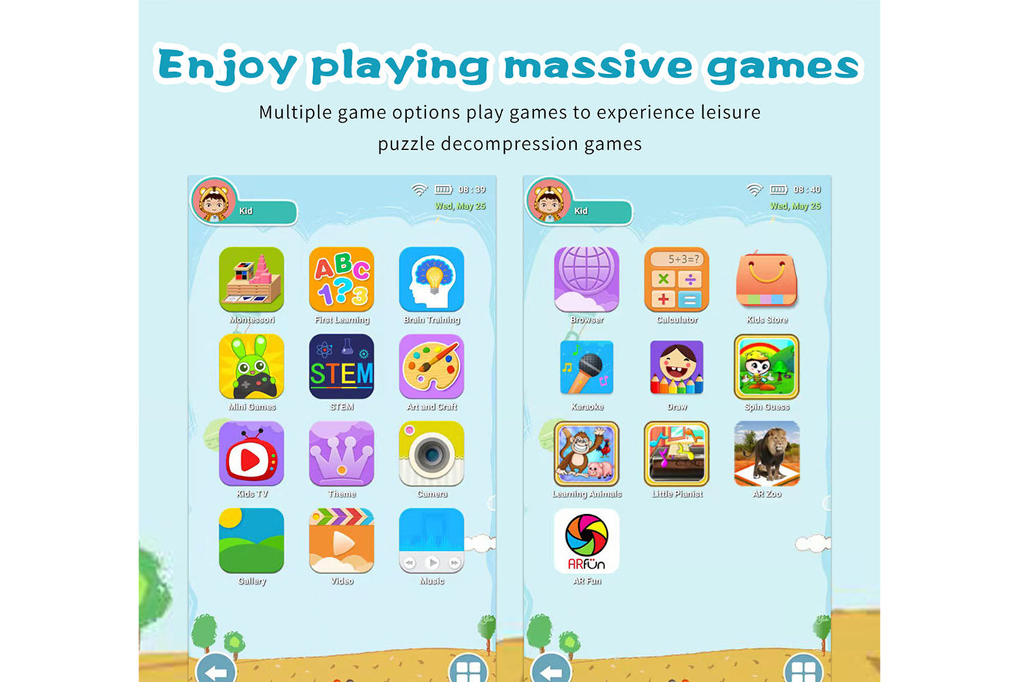 7-inch Q88 Kids Tablet with HD Screen