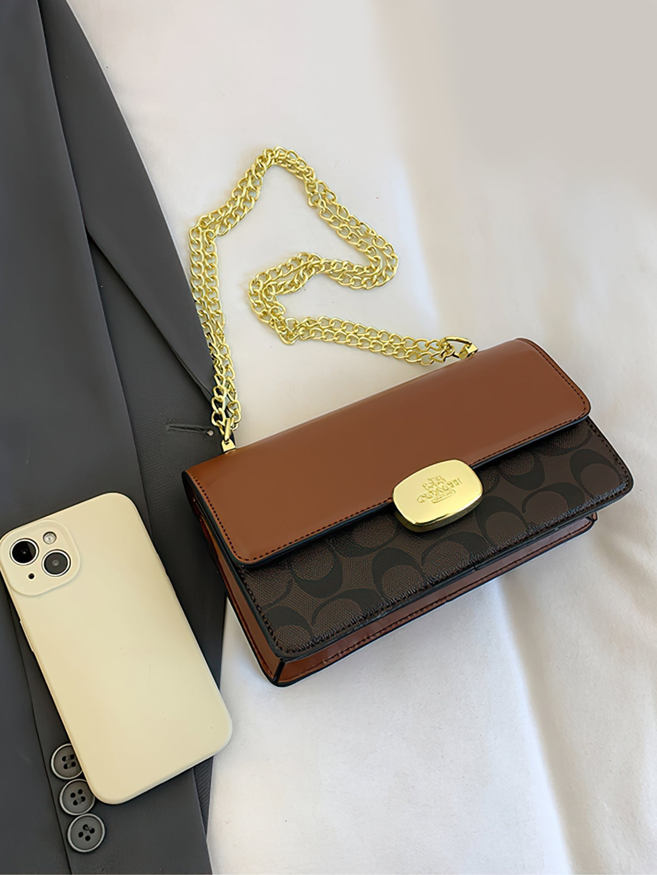 Chic Chain Crossbody Bag: Versatile Mini Square Bag for Effortless Style - 7 Colours